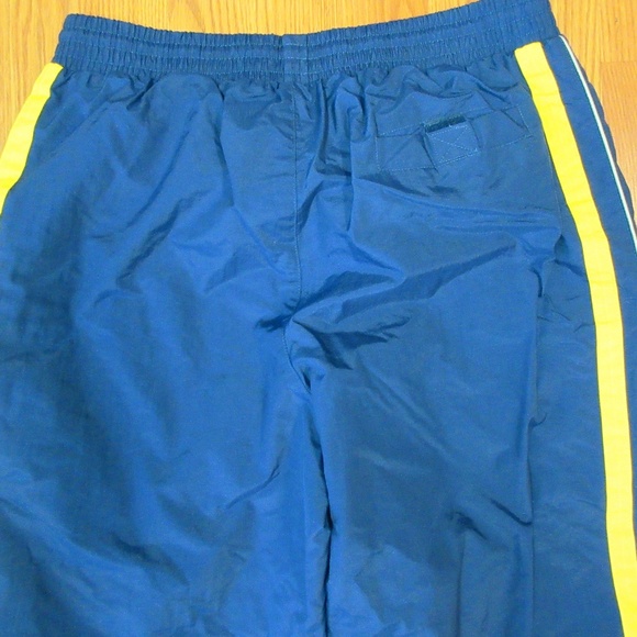 VTG NAVY Mens TAPERED NYLON WINDBREAKER PANTS - Picture 6 of 6